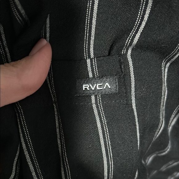 RVCA Black and White Striped Jumpsuit - Picture 6 of 8